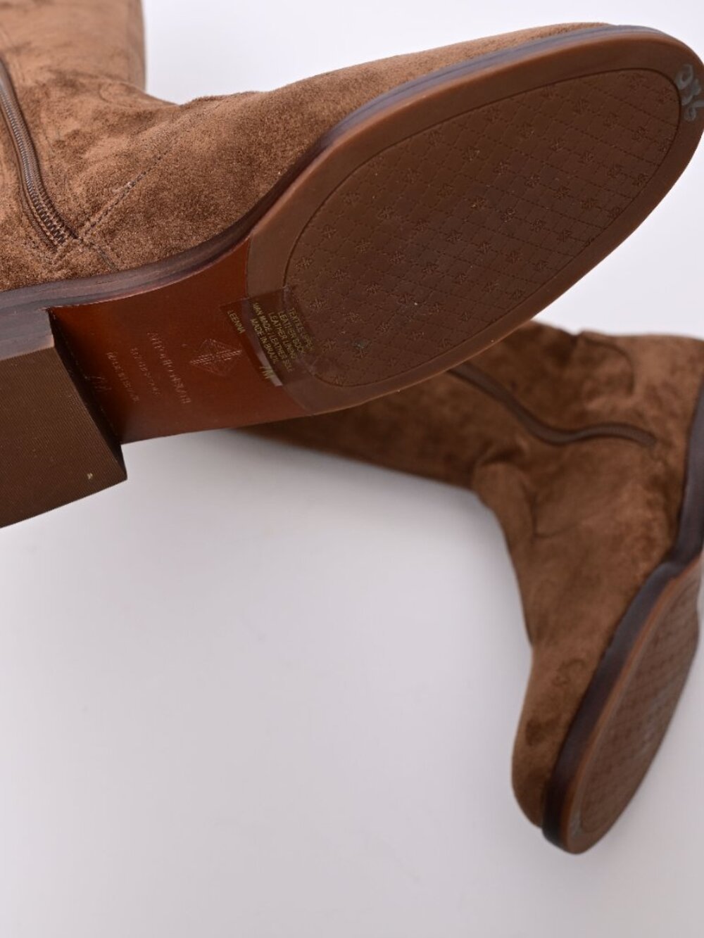 ANTONIO MELANI “Leenna” Brown Suede Over the Knee Boots. Women’s Size 7 M - Picture 9 of 16